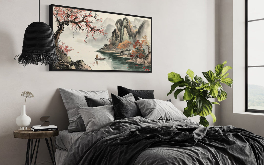 Traditional Chinese Landscape Shan Shui Hua Canvas Wall Art