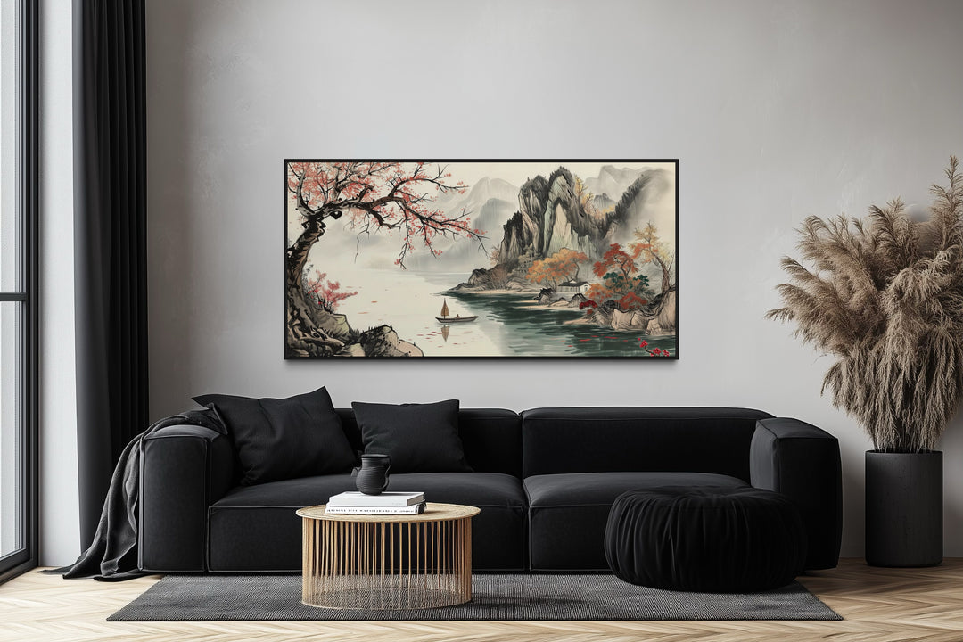 Traditional Chinese Landscape Shan Shui Hua Canvas Wall Art