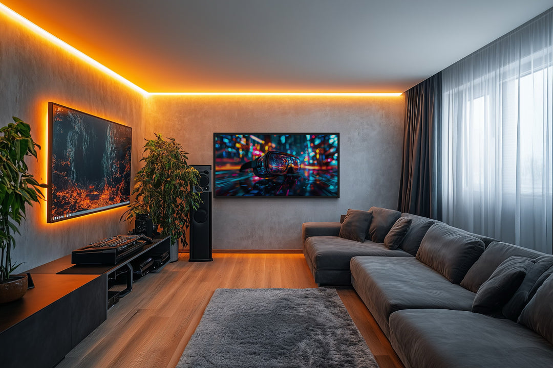 VR Goggles Wall Art – Futuristic Gaming Canvas for Game Room Decor