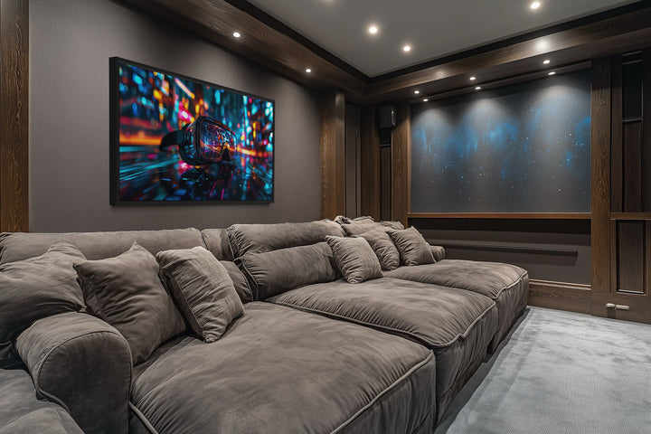 VR Goggles Wall Art – Futuristic Gaming Canvas for Game Room Decor