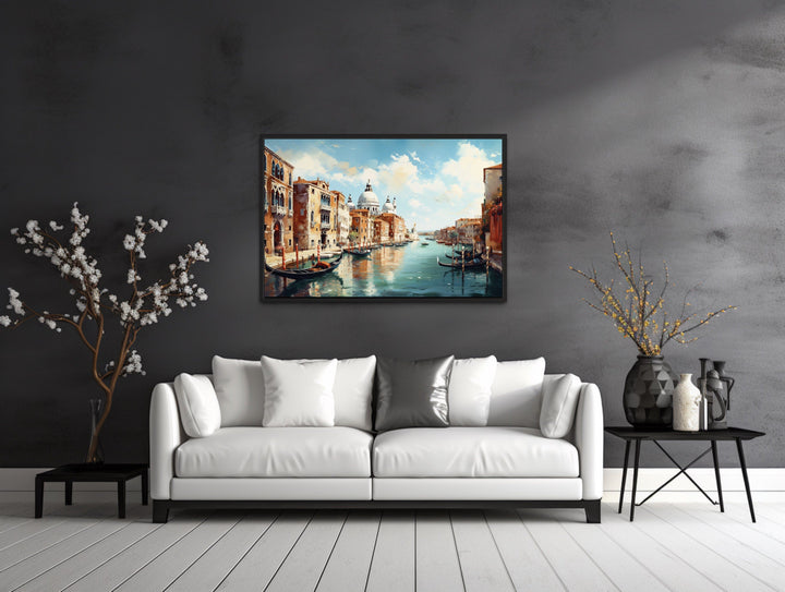 Venice Italy Grand Canal Framed Canvas Wall Art