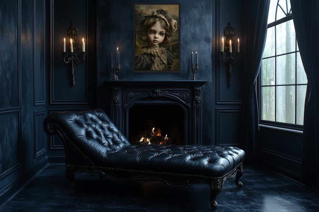 Victorian Porcelain Doll Gothic Wall Art