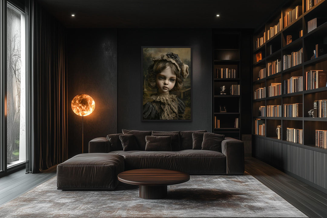 Victorian Porcelain Doll Gothic Wall Art