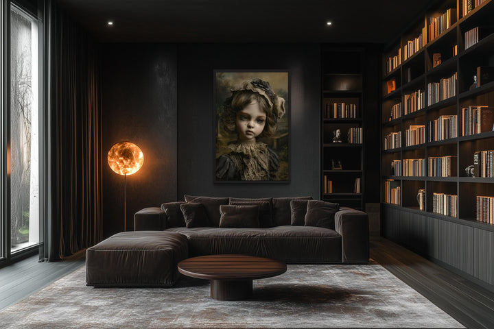Victorian Porcelain Doll Gothic Wall Art