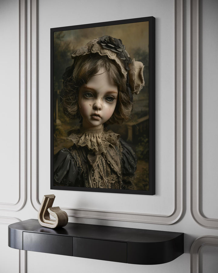 Victorian Porcelain Doll Gothic Wall Art