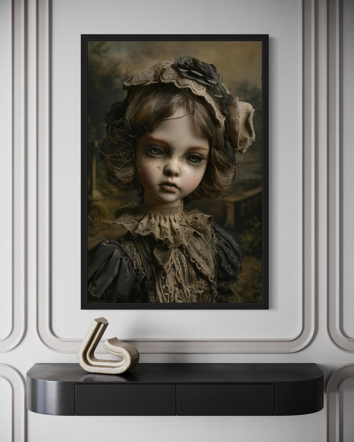 Victorian Porcelain Doll Gothic Wall Art
