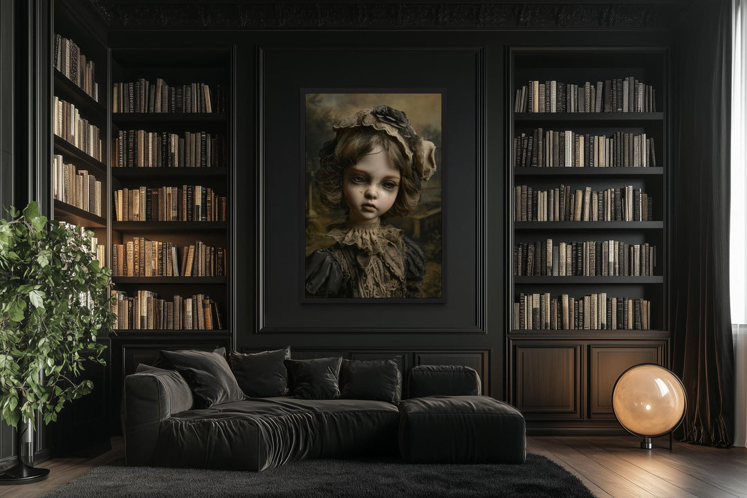 Victorian Porcelain Doll Gothic Wall Art
