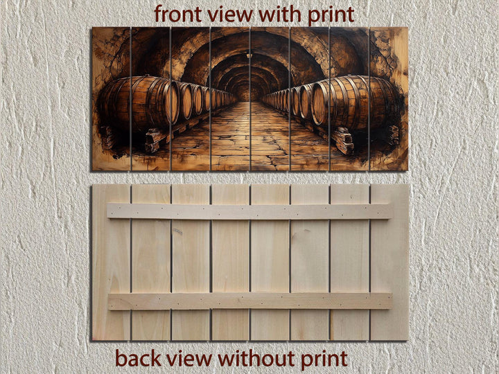 Whiskey Cellar Real Distressed Wall Art For Man Cave Or Bar Decor