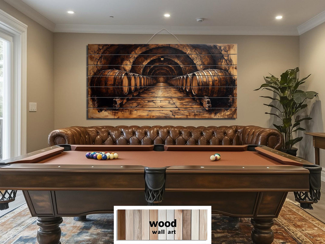Whiskey Cellar Real Distressed Wall Art For Man Cave Or Bar Decor
