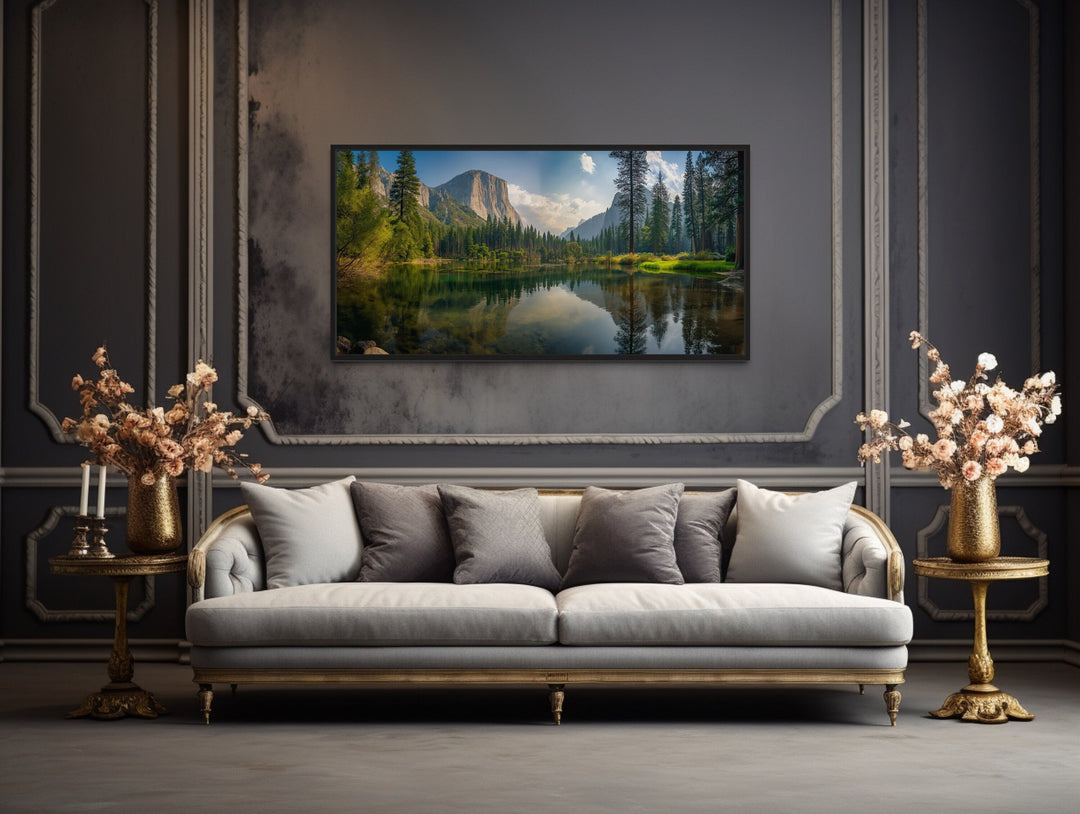 Yosemite National Park Framed Canvas Wall Art