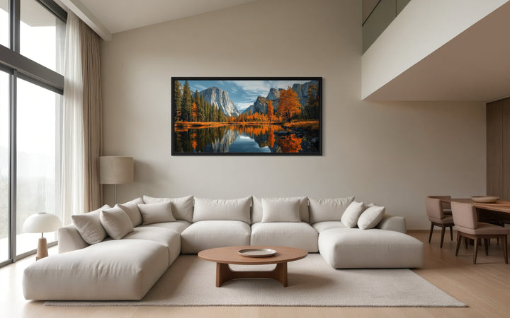 Yosemite National Park Painting Framed Canvas Wall Art