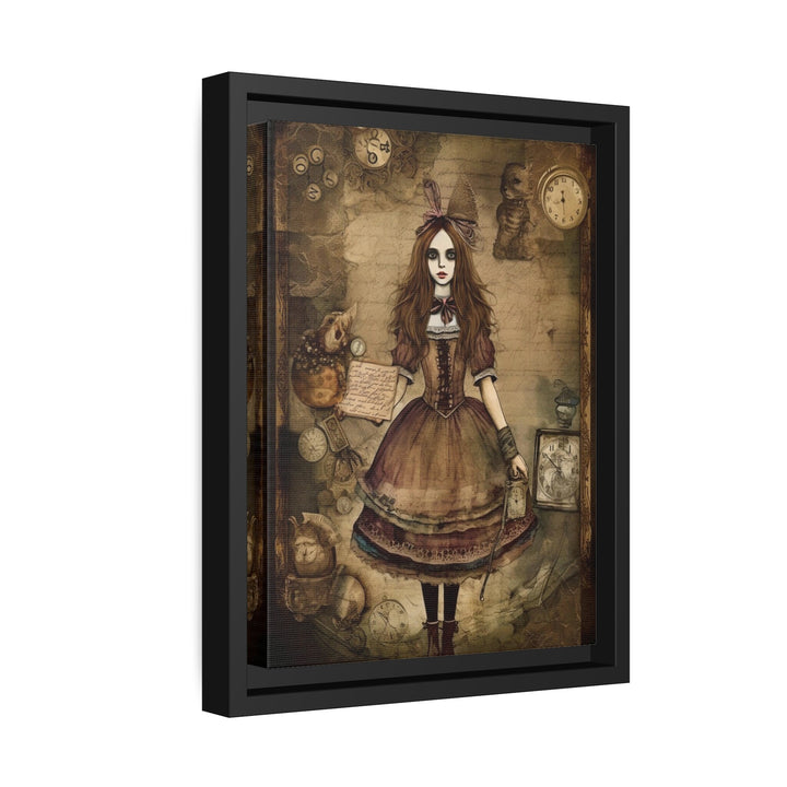 gothic alice in wonderland canvas print