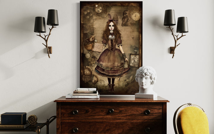 gothic alice in wonderland poster