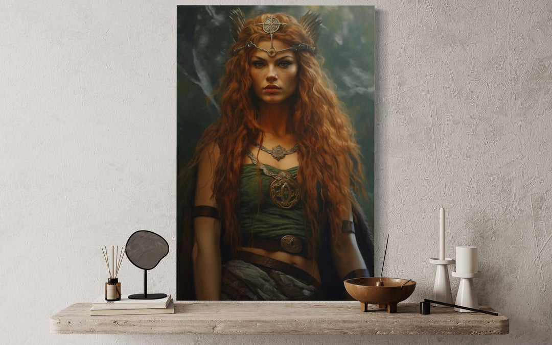 Macha Goddess Framed Canvas Wall Art