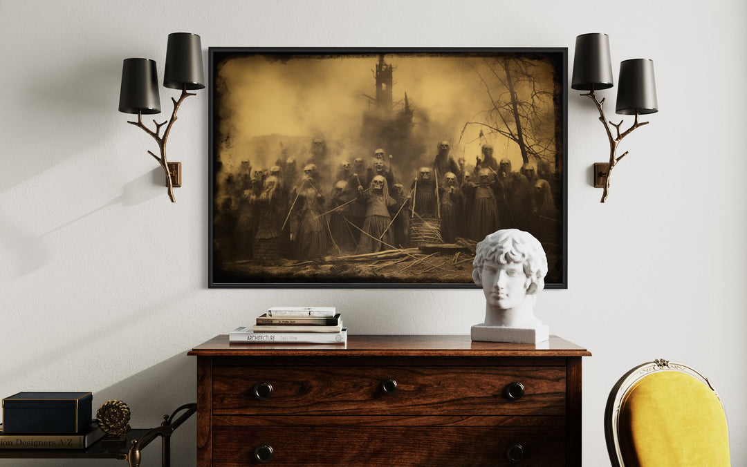 Witches Sabbath Occult Vintage Photography Style Wall Art