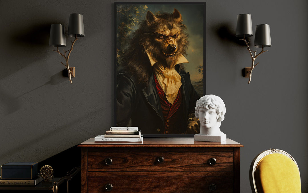 Gothic Werewolf Wall Decor