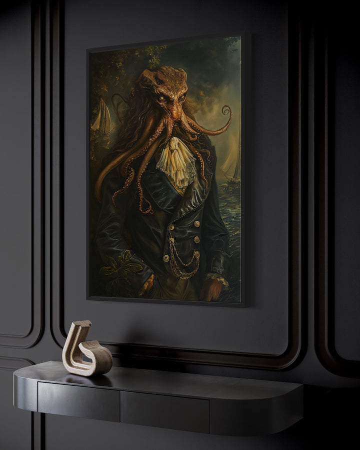 Gothic Victorian Kraken Wall Art