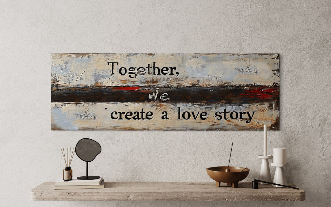Over Bed Romantic Rustic Master Bedroom Framed Canvas Wall Art close up