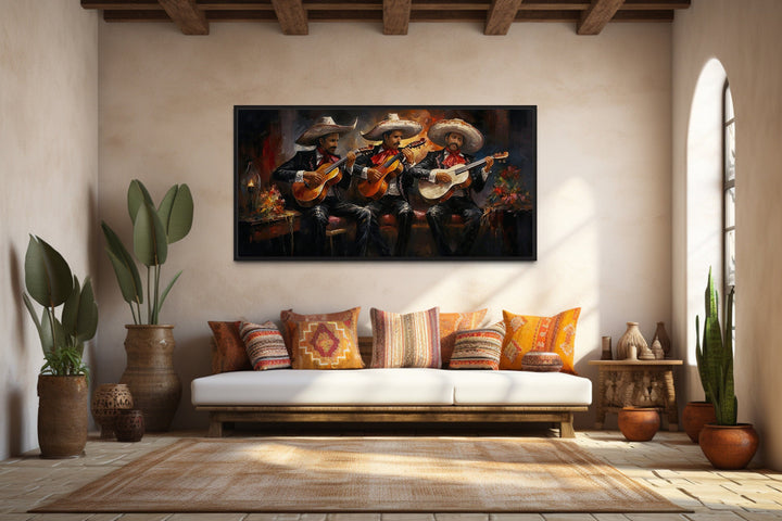 Mariachi Band Extra Large Mexican Wall Art