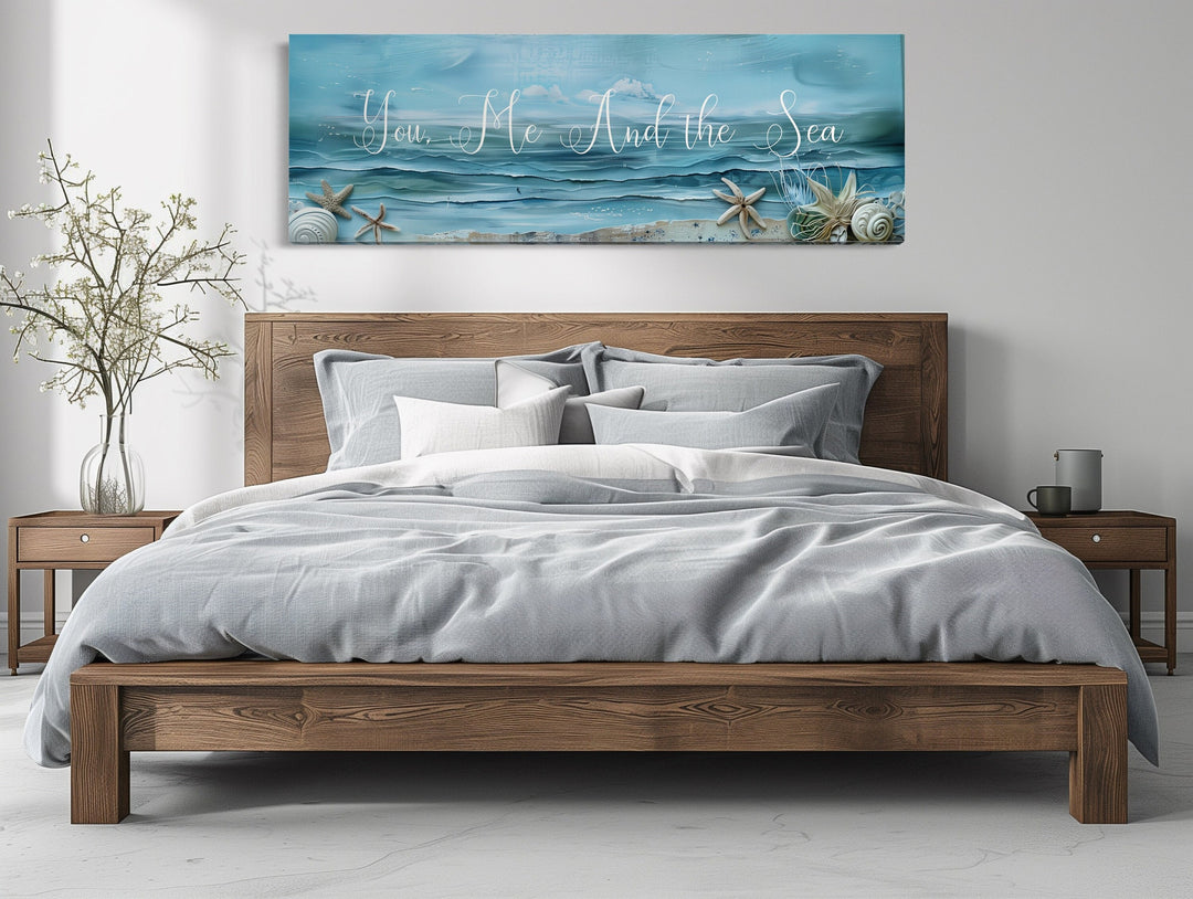 Master Bedroom Beach House You Me And The Sea Wall Art